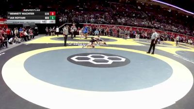 D1-106 lbs Cons. Round 1 - Ian Rottari, No. Ridgeville vs Bennett Wachter, Elyria