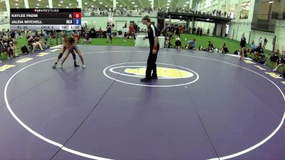 100 lbs Kaylee Padin, Florida vs JaLeia Mitchell, Ohio Red