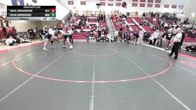 285 lbs Final - Jack Disharoon, Tri-County vs John Bermudez, Minnechaug