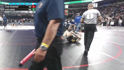 150 lbs Consi Of 16 #1 - Cade Johnston, Vista (SD) vs Jack Locke, Turlock (SJ)
