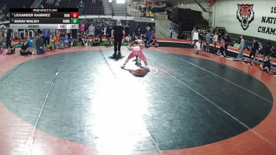 115 lbs Semis - Lexander Ramirez, Idaho vs Aukai Walsh, Hawaii
