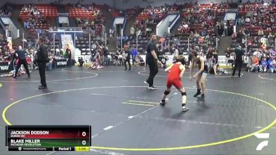 70 lbs Cons. Round 1 - Jackson Dodson, Huron WC vs Blake Miller, Michigan Revolution