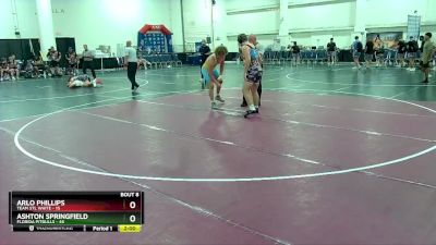 190 lbs Round 3 (6 Team) - Ashton Springfield, Florida Pitbulls vs Arlo Phillips, Team STL White