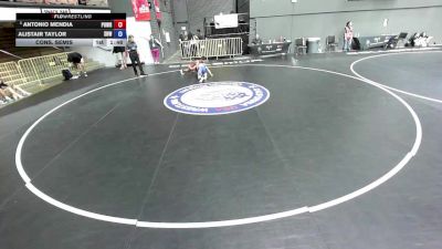 105 lbs Cons. Semis - Antonio Mendia, Poway Wrestling vs Alistair Taylor, Spring Hills Wrestling