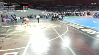 2A/1A Boys 126 Cons. Round 3 - Marlon Giron, Gervais Boys vs Brady Hurliman, Nestucca Boys