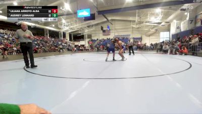 145 lbs Semifinal - Liliana Arroyo Alba, Dodge City vs Audrey Lennard, Olathe East