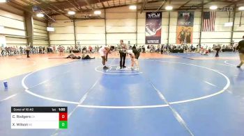 220 lbs Consi Of 16 #2 - Cooper Rodgers, CA vs Xavier Wilson, NC