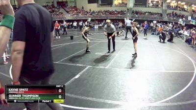 80 lbs Cons. Round 1 - Gunner Thompson, Nebraska Elite Wrestling Club vs Kayne Spatz, Nebraska Boyz