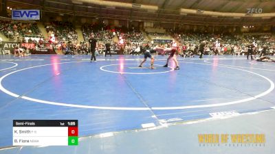 96 lbs Semifinal - Kamdyn Smith, F-5 Grappling vs Bryce Fiore, NBWA