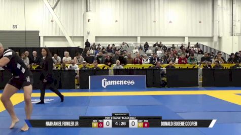 Donald Eugene Cooper vs Nathaniel Fowler Jr 2025 World IBJJF Jiu-Jitsu No-Gi Championship