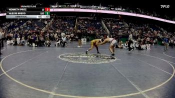 1A 165 lbs Semifinal - Alexis Nuevo, Alleghany High School vs Kenneth Pritz, Avery County High School