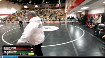 70 lbs 1st Place Match - Garret White, Thermopolis vs Ty McWilliams, Lander Middle School