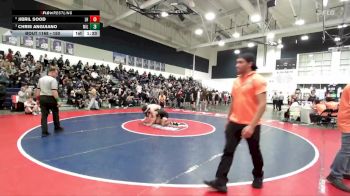 150 lbs Quarterfinal - Chris Anguiano, Millikan vs Jibril Sood, Laguna Hills