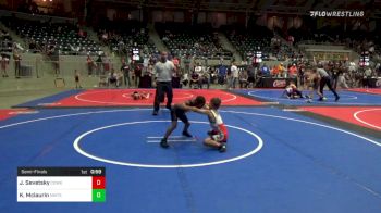 55 lbs Semifinal - Jayden Sevetsky, Coweta Tiger Wrestling vs Kadan Mclaurin, North Mabee Team Stampede