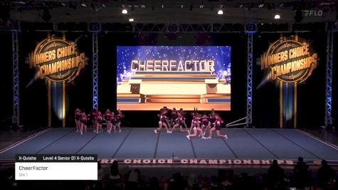 CheerFactor - Day 1 [2024 X-Quisite Level 4 Senior D1 X-Quisite] 2024 Winner's Choice Championships - Mohegan Sun