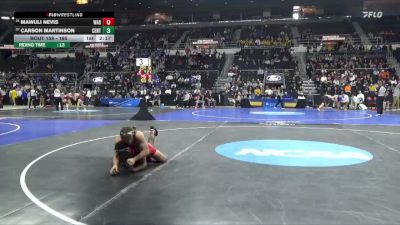 165 lbs Cons. Round 2 - Carson Martinson, Central (IA) vs Mawuli Nevis, Wabash