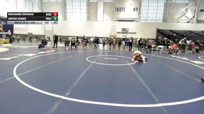 126 lbs 1st Place Match - Benjamin Dziuban, Mustang Youth Wrestling Club vs Justin Jones, Tri-State Wrestling Club (Hudson Valley)