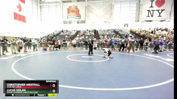 81 lbs Semifinal - Christopher Westfall, Club Not Listed vs Lucas Nolan, Salem Cambridge Wrestling Club