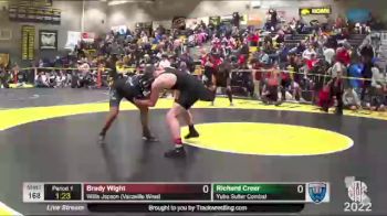 168 lbs Quarterfinal - Brady Wight, Willis Jepson (Vacaville Wrest vs Richard Creer, Yuba Sutter Combat