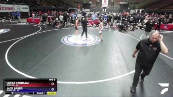 120 lbs Placement Matches (16 Team) - Lucas Carbajal, IEWA-GR vs Jack Baker, MDWA-GR