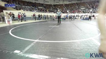 49 lbs Round Of 32 - Copper Dewey, Tulsa Blue T Panthers vs Achilles Davie, Salina Wrestling Club