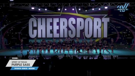 Spirit of Texas - Purple Sass [2023 L3 Senior - Medium] 2023 CHEERSPORT National All Star Cheerleading Championship