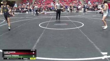 95 lbs Quarterfinal - Luke Martin, Brawlers vs Thomas Perkins, Hutchinson Kids Westling Club