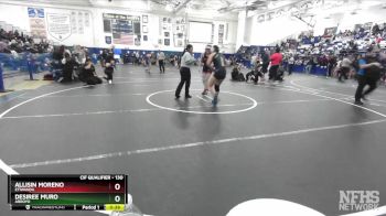 130 lbs Cons. Round 3 - Desiree Muro, Arroyo vs Allisin Moreno, Etiwanda