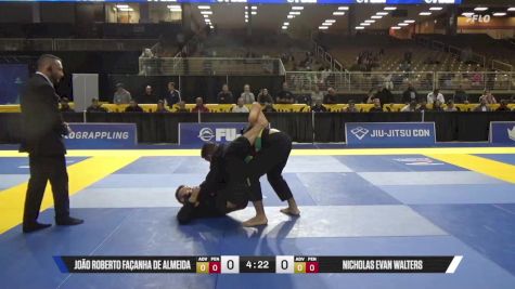 Nicholas Evan Walters vs João Roberto Façanha De Almeida 2025 Pan Jiu Jitsu IBJJF Championship