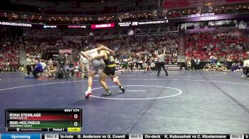 1A-152 lbs Champ. Round 2 - Reid Molyneux, Sigourney-Keota vs Ryan Steinlage, Interstate 35