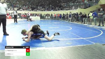 123 lbs Round Of 32 - Jackson Yeatman, Westmoore vs Jackson Mills, Sapulpa Junior High