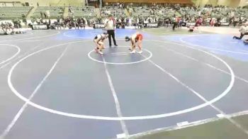 156 lbs Quarterfinal - Clayton Stevens, Baker Mat Club vs ZyEkiel Langston, Central Coast Most Wanted