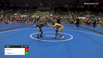 105 lbs Quarterfinal - Marcus Poe, Bolingbrook Jr Raiders vs Colbe Tappe, Staples-Motley