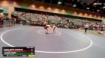 135 lbs Cons. Round 4 - Tommie Fitzer, Churchill County vs Alexa Ortiz-Marquez, Kelso (Girls)