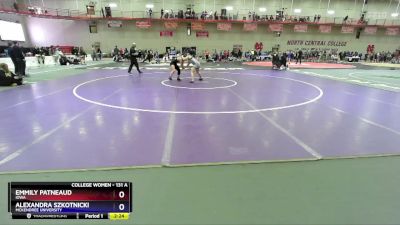 131 A Cons. Round 4 - Emmily Patneaud, Iowa vs Alexandra Szkotnicki, McKendree University