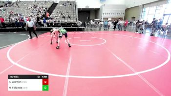 147-H lbs Round Of 32 - Kyle Werner, Wrecking Crew Wrestling Academy vs Nicolas Faldetta, Egg Harbor