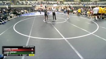 126 lbs Finals (8 Team) - Casen Kirksey, Willard vs Cooper Hanson, Dover Eyota