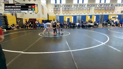 175 lbs Finals (8 Team) - Leland Snelgrove, Wellington Community Hs vs Jonathan Moreno, South Dade