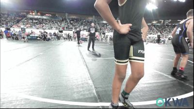 120 lbs Round Of 16 - Sean Barton, Hornet Wrestling vs Easton McGilbert, Midwest City Bombers