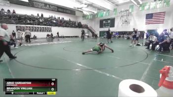 126 lbs Quarterfinal - Arno Vardanyan, Birmingham vs Brandon Vinluan, Upland