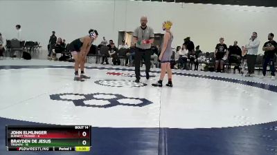 95 lbs Round 5 (6 Team) - John Elmlinger, Burnett Trained vs Brayden De Jesus, Triumph