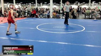 68 lbs Round 4 (10 Team) - Kaedrick Brown, FL Scorpions vs Urijah Davis, Smyrna Wrestling