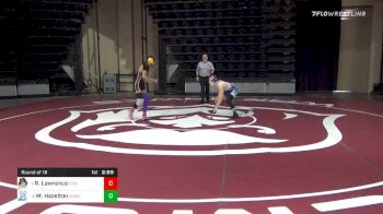 133 lbs Prelims - Rahsun Lawrence, East Carolina University vs Michael Hazelton, Macomb Community College