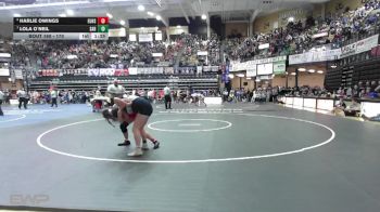 170 lbs Quarterfinal - Lola O`Neil, Sabetha HS vs Harlie Owings, Eureka HS