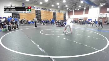 157 lbs Champ. Round 1 - Alek Carrera, LB Poly vs Phillip Cabral, La Mirada