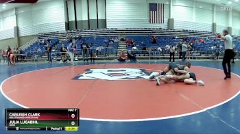 93-97 lbs Round 2 - Carleigh Clark, BullTrained Wrestling vs Julia Lugabihl, Ohio