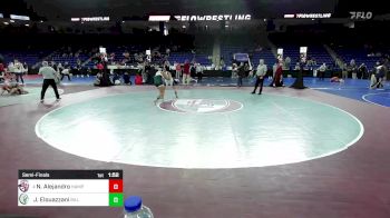 120 lbs Semifinal - Naylis Alejandro, Hampden Charter East vs Jazmeen Elouazzani, Billerica