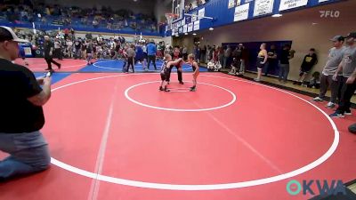 46 lbs Round Of 16 - Ace Bogart, Dark Cloud Wrestling Club vs Knox Perkins, Tahlequah Wrestling Club