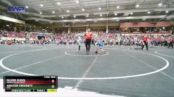 73 lbs Cons. Semi - Weston Crockett, WTC vs Oliver Sudol, Kansas Young Guns
