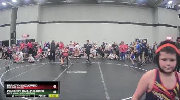 105/115 Round 1 - Brandyn Kozlowski, Back Yard Bullies vs Penelope Hall-Philbrick, White Knoll Youth Wrestling